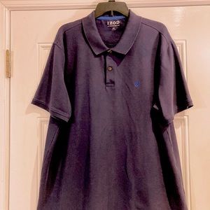 Izod mens short sleeve polo shirt.  XXl and in great condition! Navy.